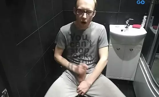 Handjob in the Bathroom